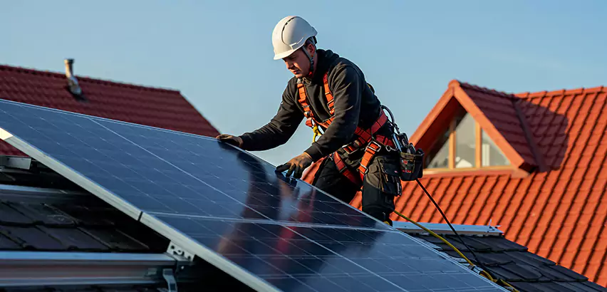 Solar Panels on Steel Roof Installation in Bremerton